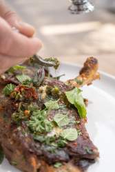 Restaurant en bord de mer