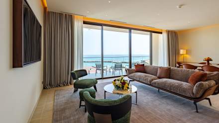 <span><span><span><span>Suite Diplomate vue sur mer - Terrou-Bi Dakar - Hotel 5 étoiles</span></span></span></span>