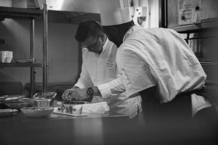 Restaurant en bord de mer